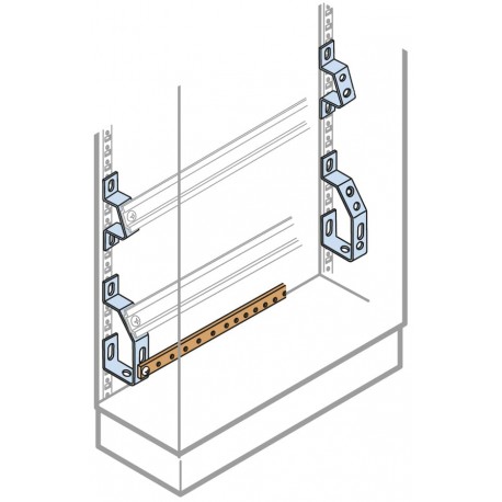 EV1113 ABB IS2,AM2 Soprt.incli.fila bornas+tie,2 ud