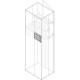 PRVS2081 ABB Segreg. vertic. fondo barras, H200, A800