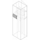 PRVS2082 ABB Segreg.vert.fondo lado cables, H200,A800