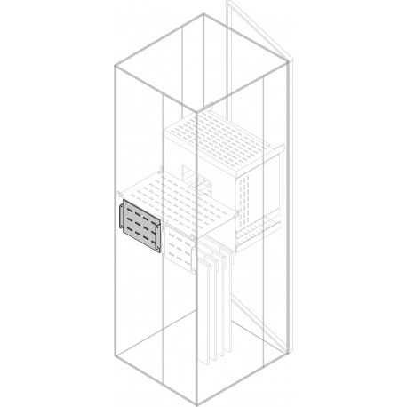 PRVS3082 ABB Segreg.vert.fondo lado cables, H300,A800