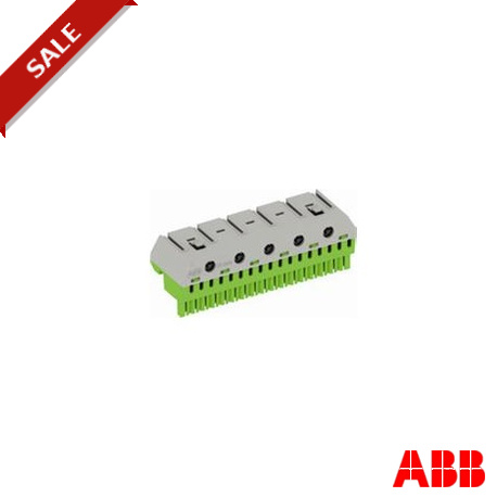 ZK175G 1SPE007715F9716 ABB Terminal block screwless PE 17x1,5-4mm²+5x25mm²