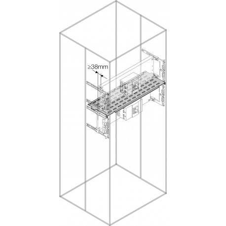 PSHS1904 ABB HORIZONTAL SHELF W 400MM