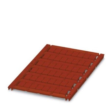 UCT-TM 7,62 RD CUS 0829610 PHOENIX CONTACT Marcador para bornes, disponible: por esteras, rojo, rotulado seg..