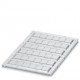 UCT-TM 10 CUS 0829623 PHOENIX CONTACT Marcador para bornes, disponible: por esteras, blanco, rotulado según ..