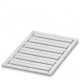 UCT-TMF 5 CUS 0829658 PHOENIX CONTACT Marker für Klemmen, bestellbar: mattenweise, weiß, beschriftet nach Ku..