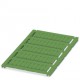UCT1-TM 6 GN CUS 0829711 PHOENIX CONTACT Marcador para bornes, disponible: por esteras, verde, rotulado segú..