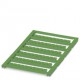 UCT1-TMF 6 GN CUS 0829729 PHOENIX CONTACT Marcador para bornes, disponible: por esteras, verde, rotulado seg..