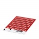 US-WMT (12X4) RD CUS 0829965 PHOENIX CONTACT Repères pour câble, à commander : sous forme de carte, rouge, i..
