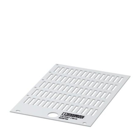 US-WMT (18X4) CUS 0829978 PHOENIX CONTACT Repères pour câble, à commander : sous forme de carte, blanc, impr..