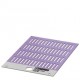 US-WMT (23X4) VT CUS 0829989 PHOENIX CONTACT Repères pour câble, à commander : sous forme de carte, violet, ..