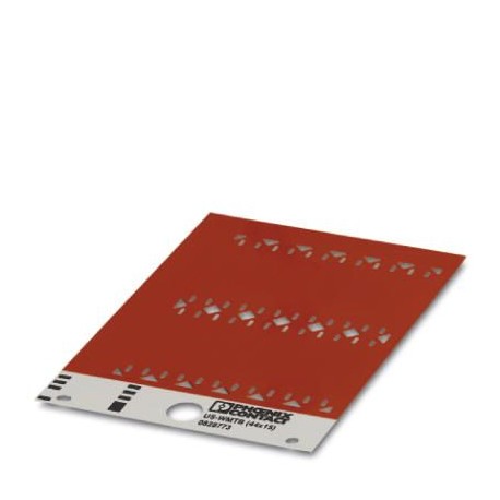 US-WMTB (44X15) RD CUS 0830019 PHOENIX CONTACT Repères pour câble, à commander : sous forme de carte, rouge,..