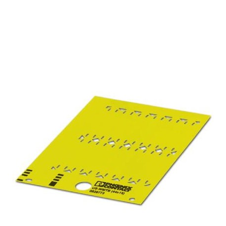 US-WMTB (44X15) YE CUS 0830021 PHOENIX CONTACT Repères pour câble, à commander : sous forme de carte, jaune,..