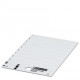 US-EMP (17X15) CUS 0830025 PHOENIX CONTACT Etiquettes à encliqueter, à commander : sous forme de carte, blan..