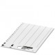 US-EMP (20X9) CUS 0830028 PHOENIX CONTACT Etiquettes à encliqueter, à commander : sous forme de carte, blanc..