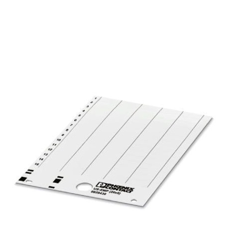 US-EMP (20X9) CUS 0830028 PHOENIX CONTACT Etiquettes à encliqueter, à commander : sous forme de carte, blanc..