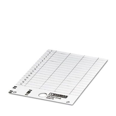 US-EMP (27X8) CUS 0830030 PHOENIX CONTACT Etiquettes à encliqueter, à commander : sous forme de carte, blanc..