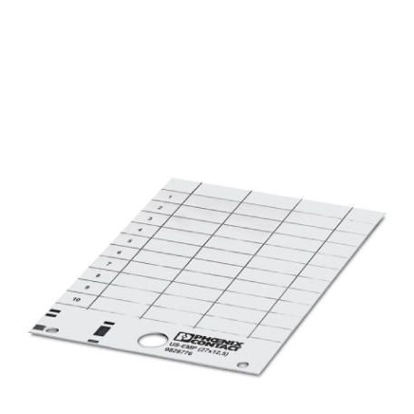 US-EMP (27X12,5) CUS 0830033 PHOENIX CONTACT Rótulo para encajar, Tarjeta, disponible: por tarjeta, blanco, ..