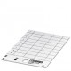 US-EMP (27X15) CUS 0830036 PHOENIX CONTACT Etiquettes à encliqueter, à commander : sous forme de carte, blan..