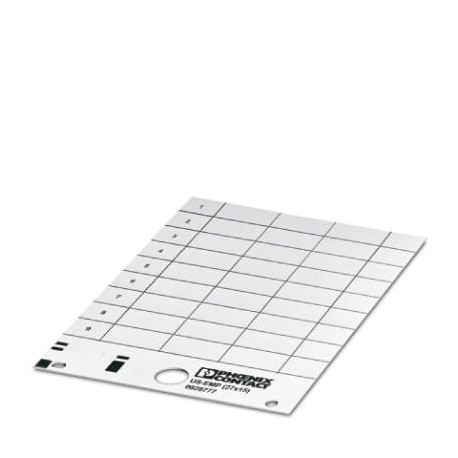 US-EMP (27X15) CUS 0830036 PHOENIX CONTACT Rótulo para encajar, Tarjeta, disponible: por tarjeta, blanco, ro..