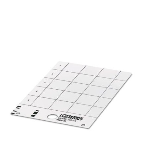 US-EMP (27X27) CUS 0830042 PHOENIX CONTACT Etiquettes à encliqueter, à commander : sous forme de carte, blan..