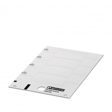 US-EMP (60X30) CUS 0830055 PHOENIX CONTACT Rótulo para encajar, disponible: por tarjeta, blanco, rotulado se..