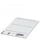 US-EMP (85,6X54) CUS 0830058 PHOENIX CONTACT Rótulo para encajar, disponible: por tarjeta, blanco, rotulado ..