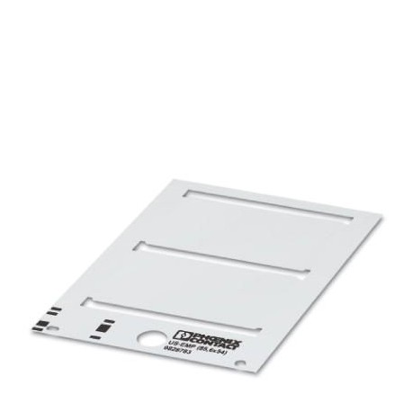 US-EMP (85,6X54) CUS 0830058 PHOENIX CONTACT Rótulo para encajar, disponible: por tarjeta, blanco, rotulado ..