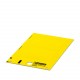 US-EMP (85,6X54) YE CUS 0830059 PHOENIX CONTACT Rótulo para encajar, disponible: por tarjeta, amarillo, rotu..