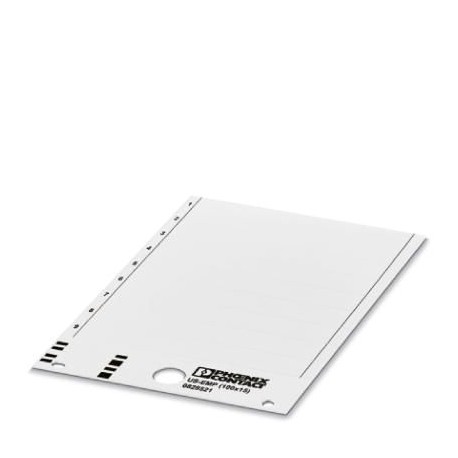 US-EMP (100X15) CUS 0830061 PHOENIX CONTACT Rótulo para encajar, Tarjeta, disponible: por tarjeta, blanco, r..