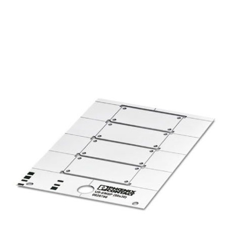 US-EMSP (50X30) CUS 0830064 PHOENIX CONTACT Repères pour appareils, à commander : sous forme de carte, blanc..