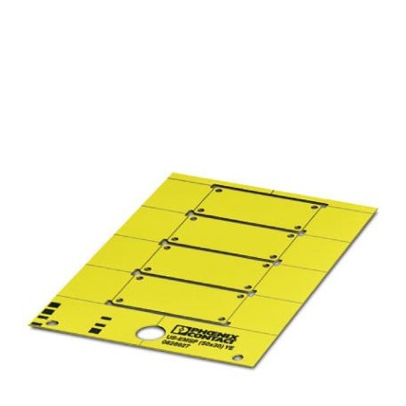 US-EMSP (50X30) YE CUS 0830065 PHOENIX CONTACT Repères pour appareils, à commander : sous forme de carte, ja..