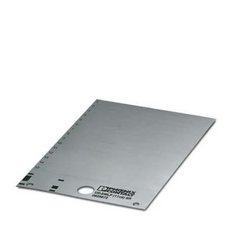 US-EMLP (11X9) SR CUS 0830075 PHOENIX CONTACT Etiquette en plastique, à commander : sous forme de carte, arg..