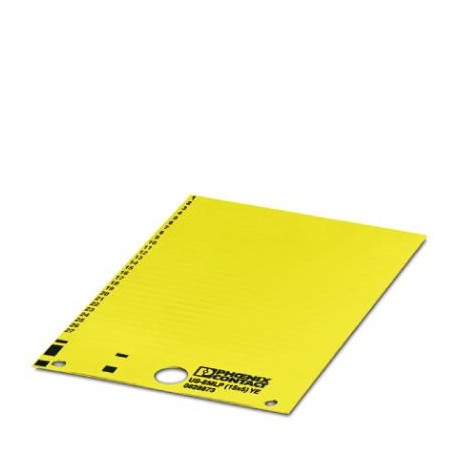 US-EMLP (15X5) YE CUS 0830077 PHOENIX CONTACT Rótulo de plástico, disponible: por tarjeta, amarillo, rotulad..