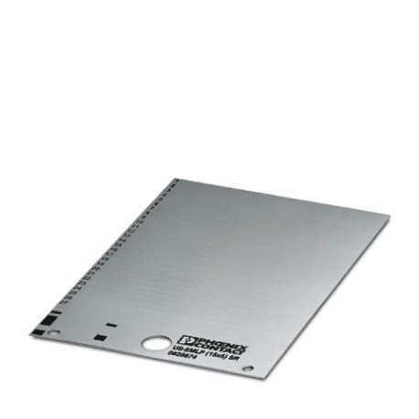 US-EMLP (15X5) SR CUS 0830078 PHOENIX CONTACT Rótulo de plástico, disponible: por tarjeta, plata, rotulado s..