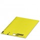 US-EMLP (17X7) YE CUS 0830080 PHOENIX CONTACT Etiquette en plastique, à commander : sous forme de carte, jau..