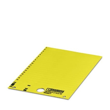 US-EMLP (17X7) YE CUS 0830080 PHOENIX CONTACT Etiquette en plastique, à commander : sous forme de carte, jau..