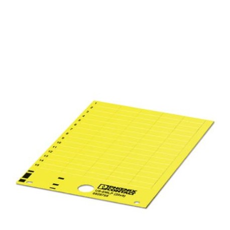 US-EMLP (20X9) YE CUS 0830086 PHOENIX CONTACT Targhetta in plastica