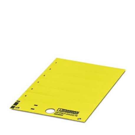 US-EMLP (22X22) YE CUS 0830089 PHOENIX CONTACT Marcador de plástico, Tarjeta, disponible: por tarjeta, amari..