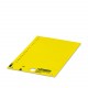 US-EMLP (27X8) YE CUS 0830092 PHOENIX CONTACT Etiquette en plastique, à commander : sous forme de carte, jau..