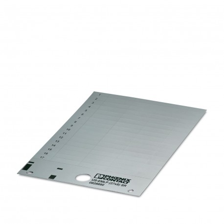 US-EMLP (27X8) SR CUS 0830093 PHOENIX CONTACT Marcador de plástico, Tarjeta, disponible: por tarjeta, plata,..