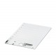US-EMLP (27X15) CUS 0830097 PHOENIX CONTACT Etiquette en plastique, à commander : sous forme de carte, blanc..