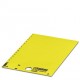 US-EMLP (35X9) YE CUS 0830107 PHOENIX CONTACT Marcador de plástico, Tarjeta, disponible: por tarjeta, amaril..