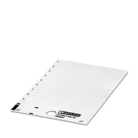 US-EMLP (49X15) CUS 0830109 PHOENIX CONTACT Marcador de plástico, Tarjeta, disponible: por tarjeta, blanco, ..