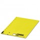 US-EMLP (49X15) YE CUS 0830110 PHOENIX CONTACT Etiquette en plastique, à commander : sous forme de carte, ja..