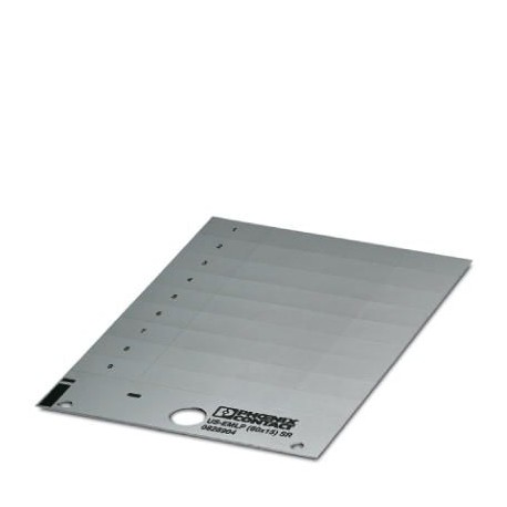 US-EMLP (60X15) SR CUS 0830114 PHOENIX CONTACT Marcador de plástico, Tarjeta, disponible: por tarjeta, plata..