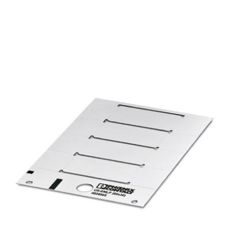 US-EMLP (60X30) CUS 0830115 PHOENIX CONTACT Etiquette en plastique, à commander : sous forme de carte, blanc..