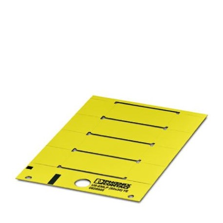 US-EMLP (60X30) YE CUS 0830116 PHOENIX CONTACT Marcador de plástico, Tarjeta, disponible: por tarjeta, amari..