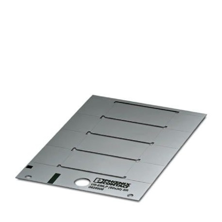 US-EMLP (60X30) SR CUS 0830117 PHOENIX CONTACT Marcador de plástico, Tarjeta, disponible: por tarjeta, plata..