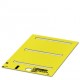 US-EMLP (85,6X54) YE CUS 0830119 PHOENIX CONTACT Marcador de plástico, Tarjeta, disponible: por tarjeta, ama..