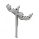 STP 3,5-3 0830132 PHOENIX CONTACT Soporte para señalización, Insertable en la borna de tres pisos push-in PT..